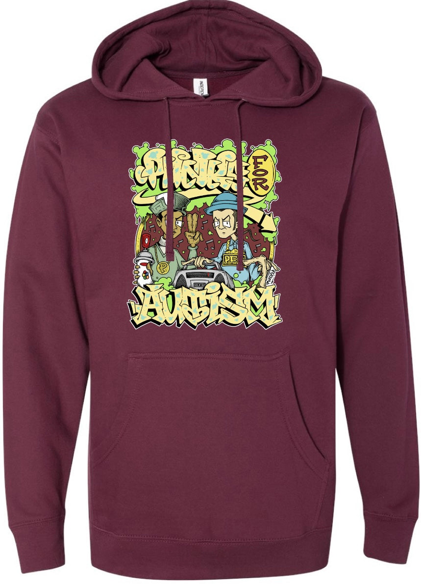 Punks for Autism - Hip Hop - Hoodie