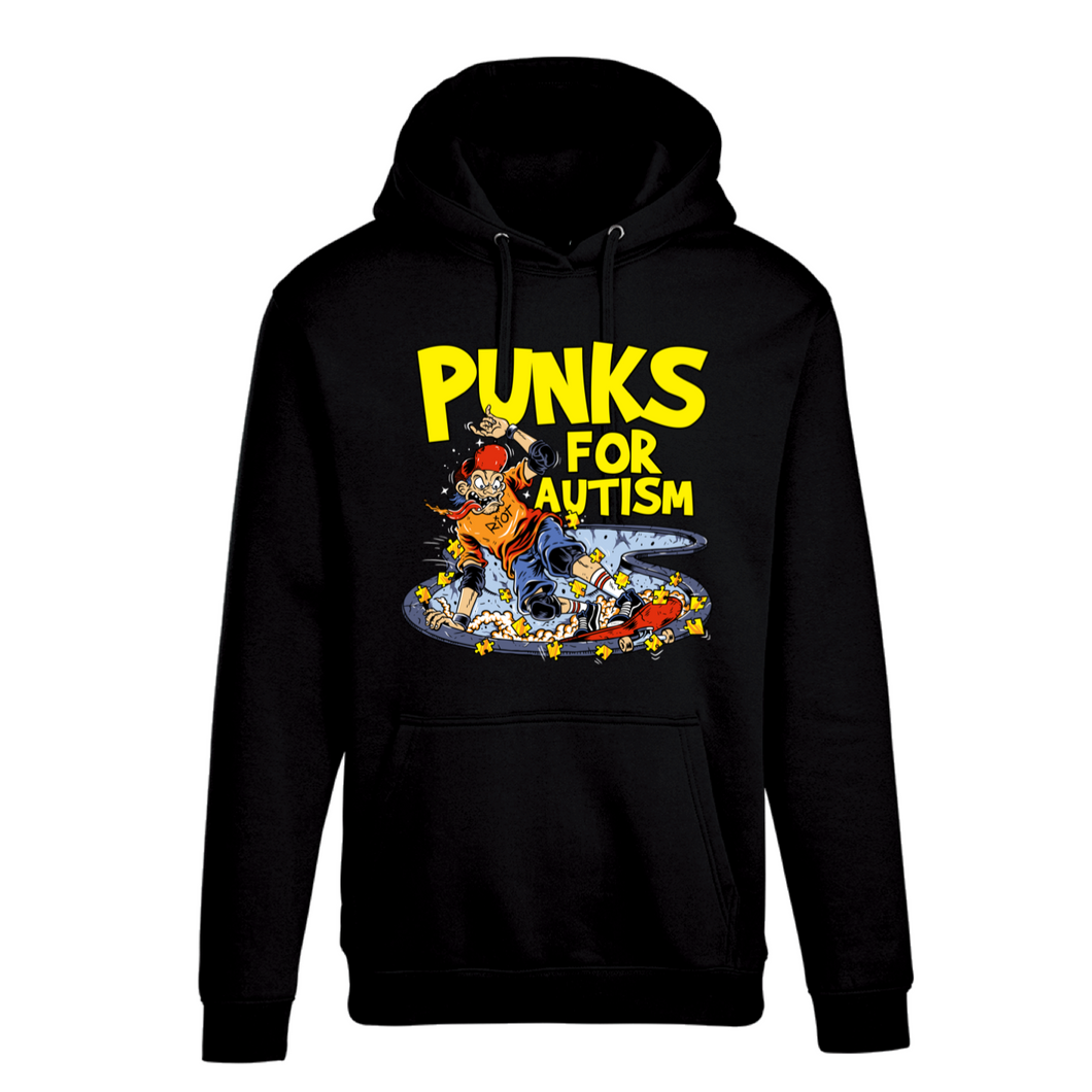 Punks for Autism - Skate Thrash - Hoodie