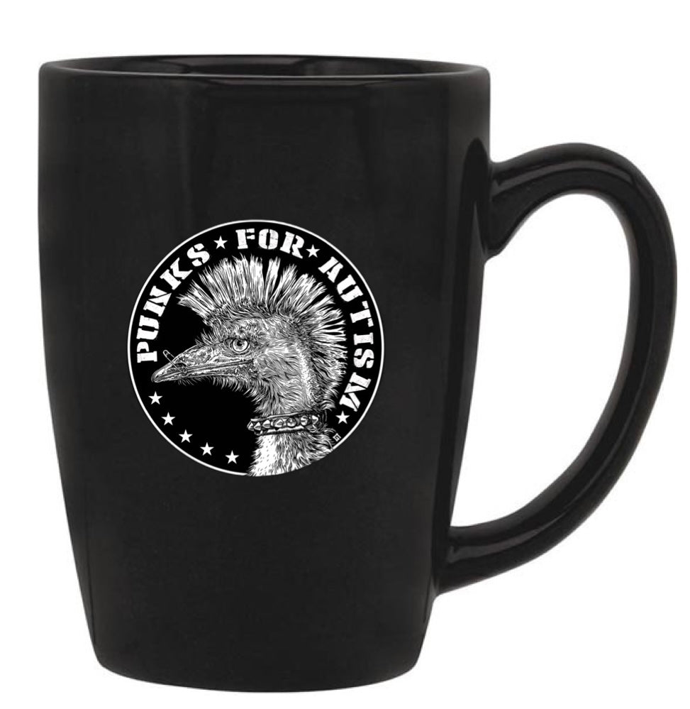 Punks for Autism - Punk Emu - 16oz Coffee Mug