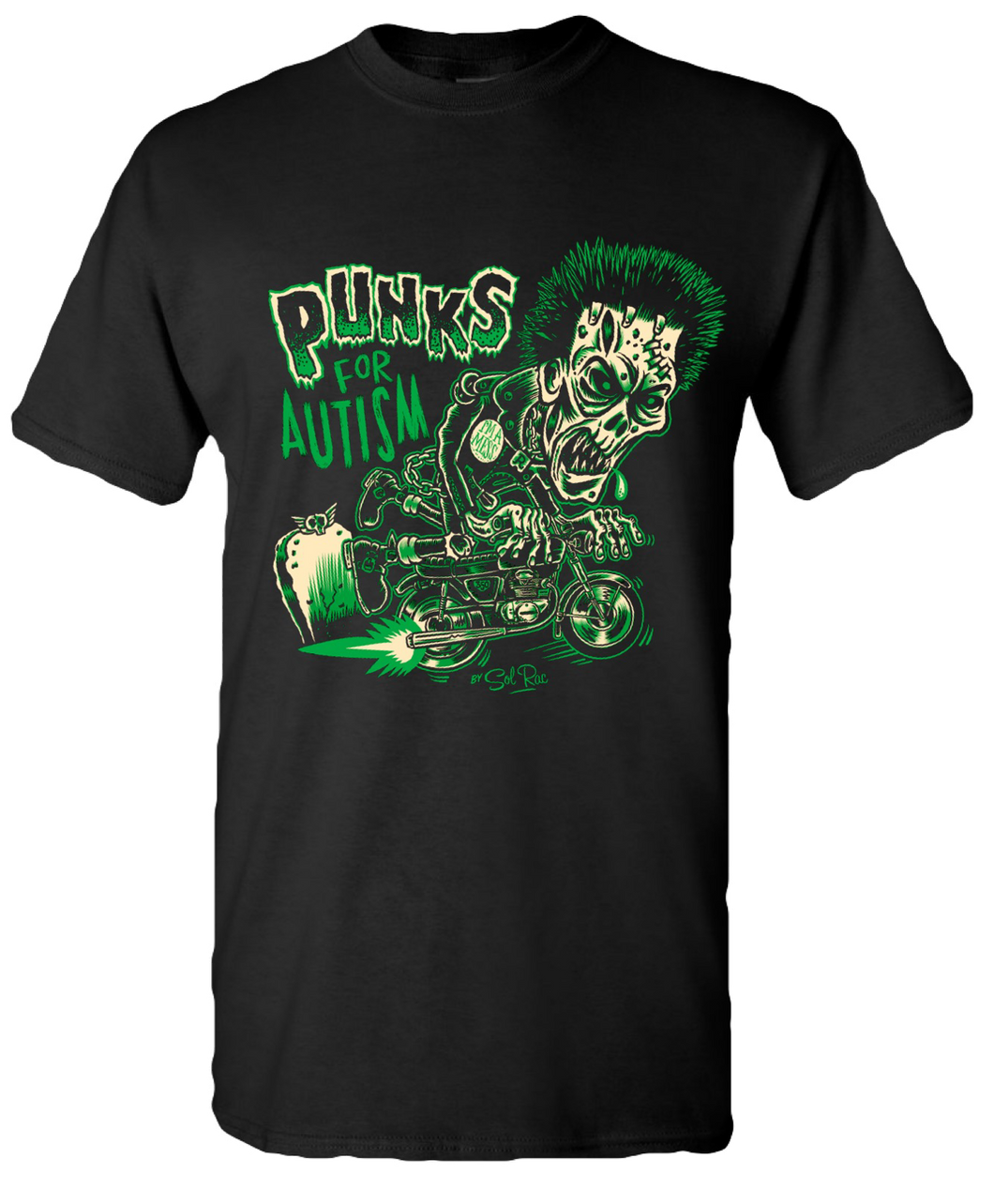 Punks for Autism - Psychobilly Sid - Short Sleeve