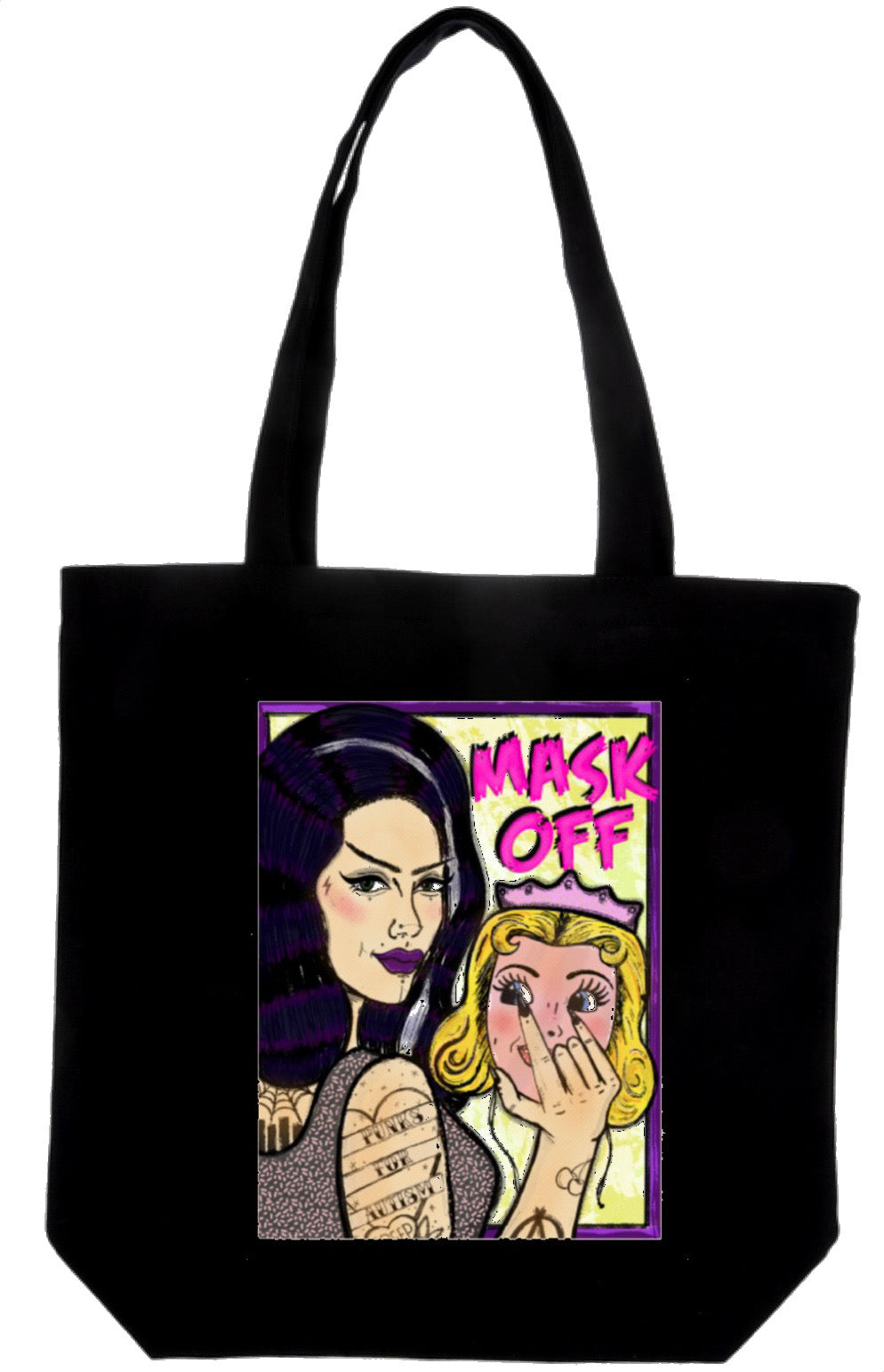 Punks for Autism - Tote Bag - Mask Off