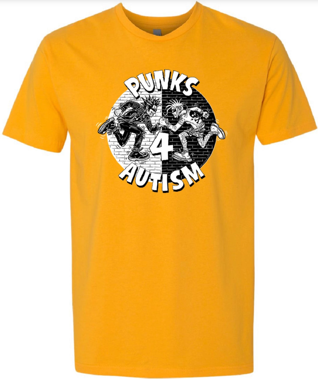 Punks for Autism - Two Tone - Short Sleeve