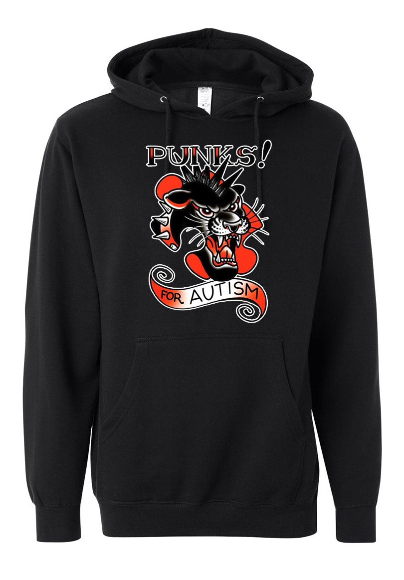Punks for Autism - Punk Panther - Hoodie