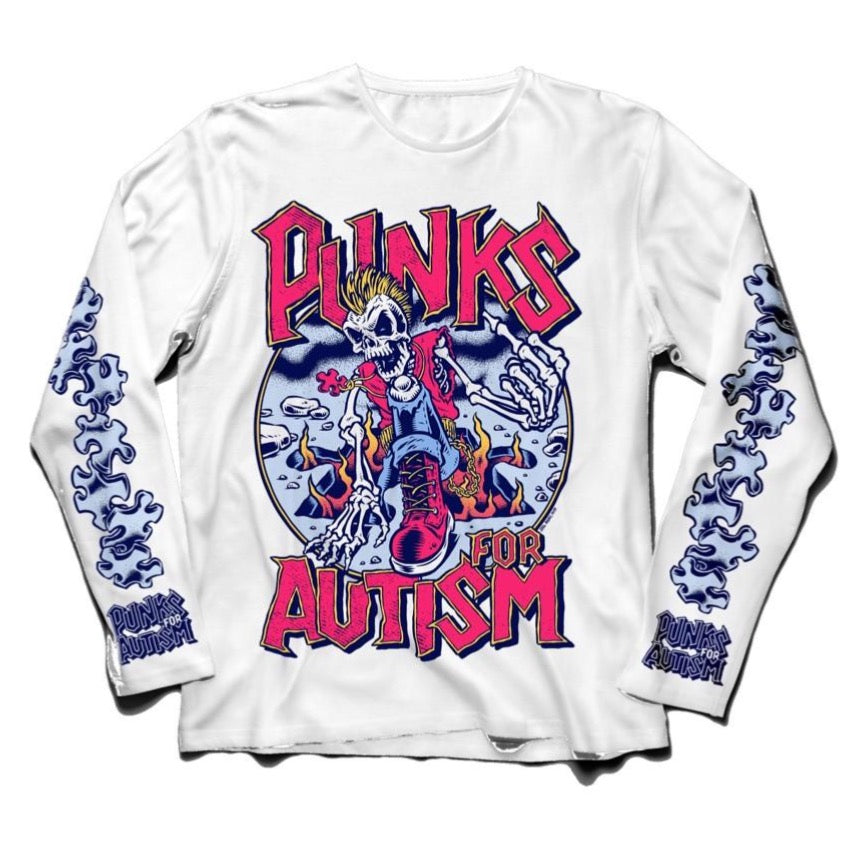 Punks for Autism - Bones - Long Sleeve